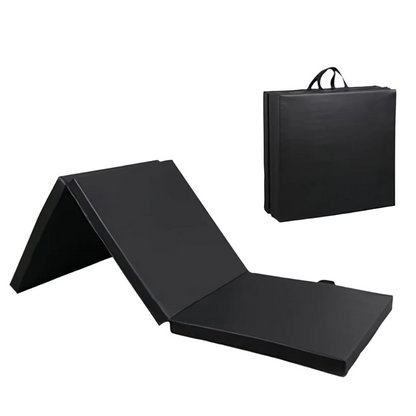 Ultra-Durable Folding Balance Mat - Anti-Tear, Sweat-Resistant(Black)