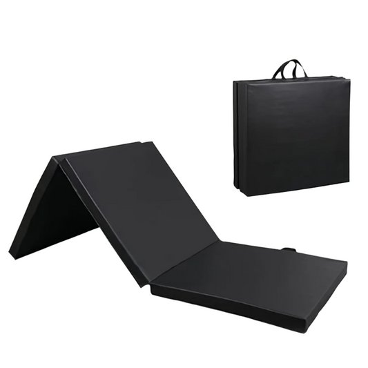 Ultra-Durable Folding Balance Mat - Anti-Tear, Sweat-Resistant(Black)