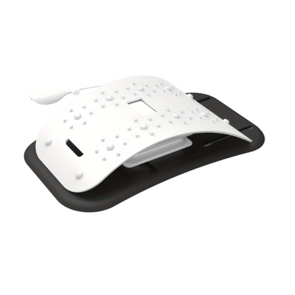 Back Stretcher & Massager - Relieve Sciatica & Fibromyalgia Pain(White)