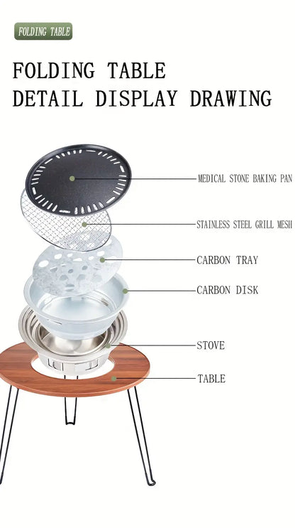 Portable Folding Stove Table - Your Ultimate Camping Companion