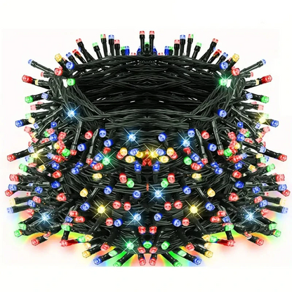 Christmas Solar String Lights - Multi-Colored, 8 Modes, Waterproof Fairy Lights