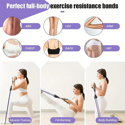 16pcs Resistance Bands Set