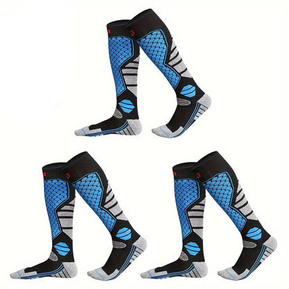 Men's Thermal Knee-High Sports Socks (3 Pairs)