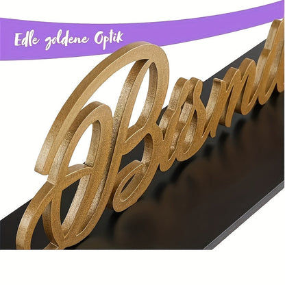 Ramadan Eid Al-Fitr Wooden Arabic Calligraphy Sign Tray