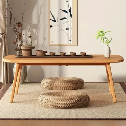 Low-Rise Design Bamboo Folding Table