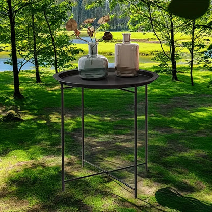Outdoor Foldable Stainless Steel Coffee Table