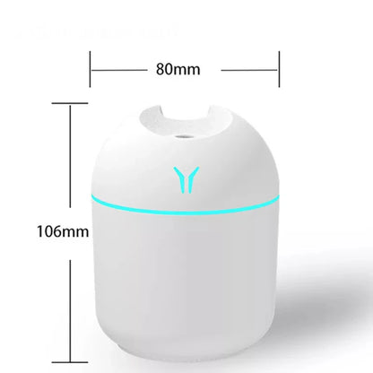 250ML Mini Aroma Oil Diffuser & Humidifier with LED Night Lamp
