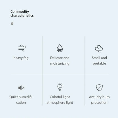 250ML Mini Aroma Oil Diffuser & Humidifier with LED Night Lamp