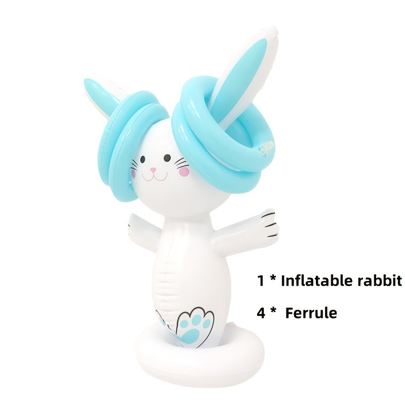 Easter Bunny Ring Toss Game Set for Outdoor Parties