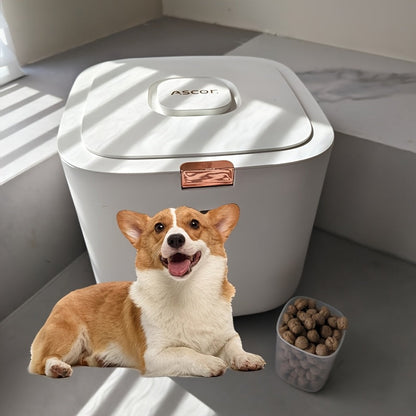 Pet Food Storage Container Flip-Top