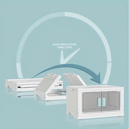 Stay organized without the hassle, courtesy of the Movable Folding Storage Box