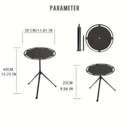 Adjustable Height Telescopic Outdoor Tripod Folding Table