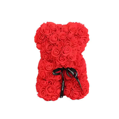 Rose Bear Artificial Foam Flowers for Gifts