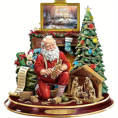 Santa Claus Hanging Christmas Tree Decoration - 10Pcs/Set