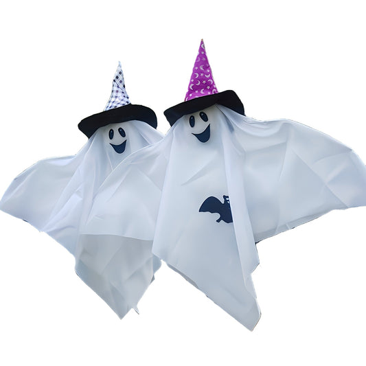 White Bat Halloween Decoration Set (2pcs)