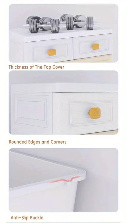 Ultimate Organizer: 5-Tiered Plastic Drawer Storage Unit