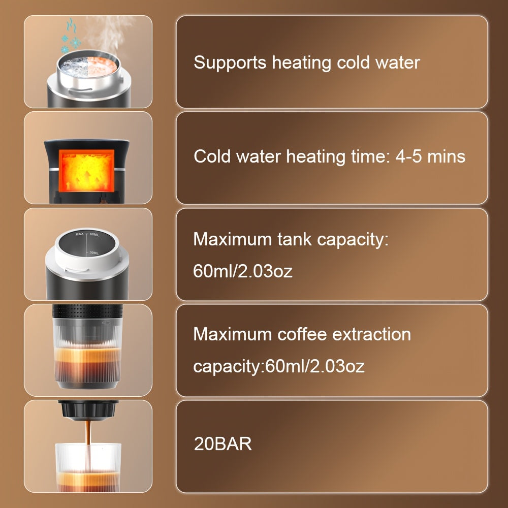 Coffee Maker Self-Heating Espresso Machine