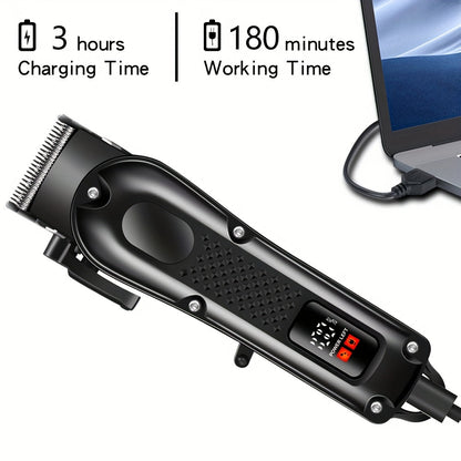 Men's Haircutting Kit USB Rechargeable Trimmer (4pcs)