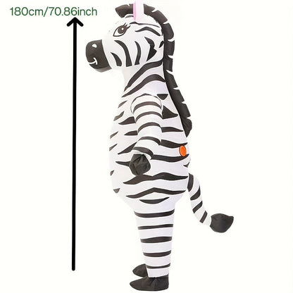 Zebra Inflatable Costume Suit for Adults