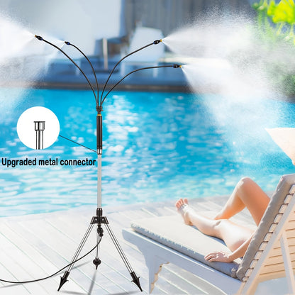 Outdoor Misting Stand for Patio & Pool