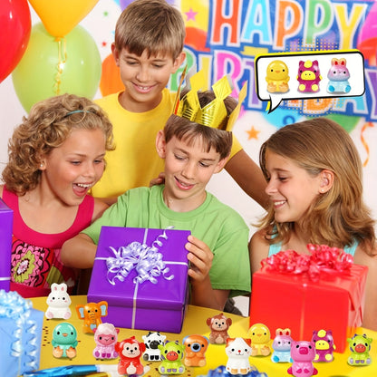 Set of 24 Pre-Filled Easter Eggs with Squishy Toys