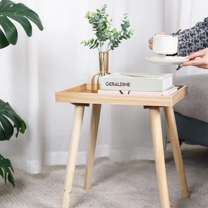 Create a cozy nook with the Solid Rattan Side Table, a testament to craftsmanship