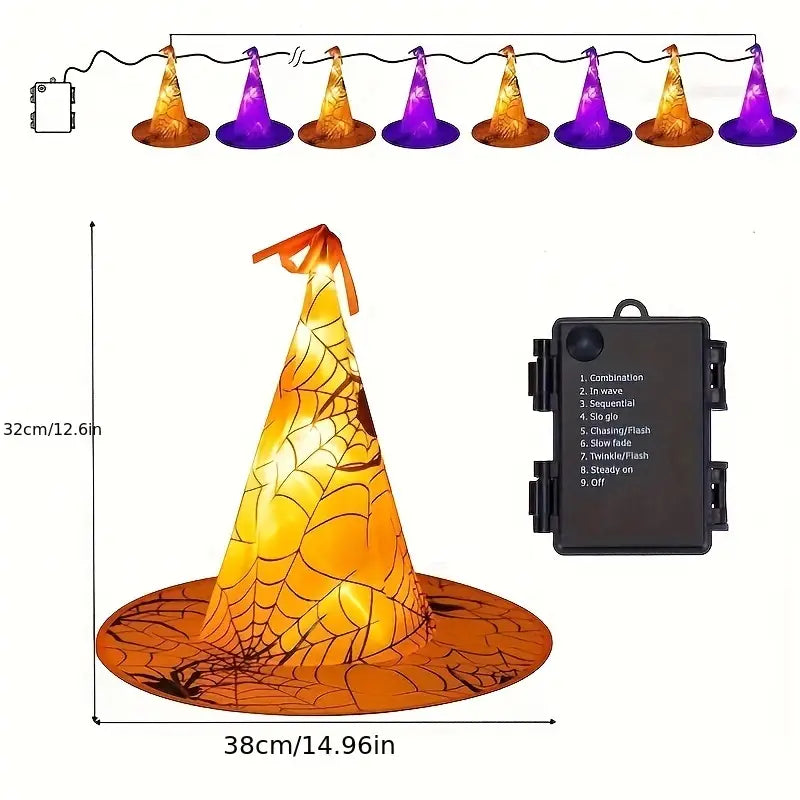 Witchy Illuminations: 8 Enchanted Hanging Hat Lights