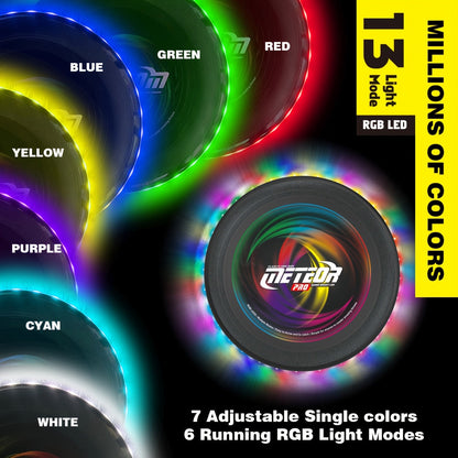 Light-Up Flying Disc USB Rechargeable Game Toy