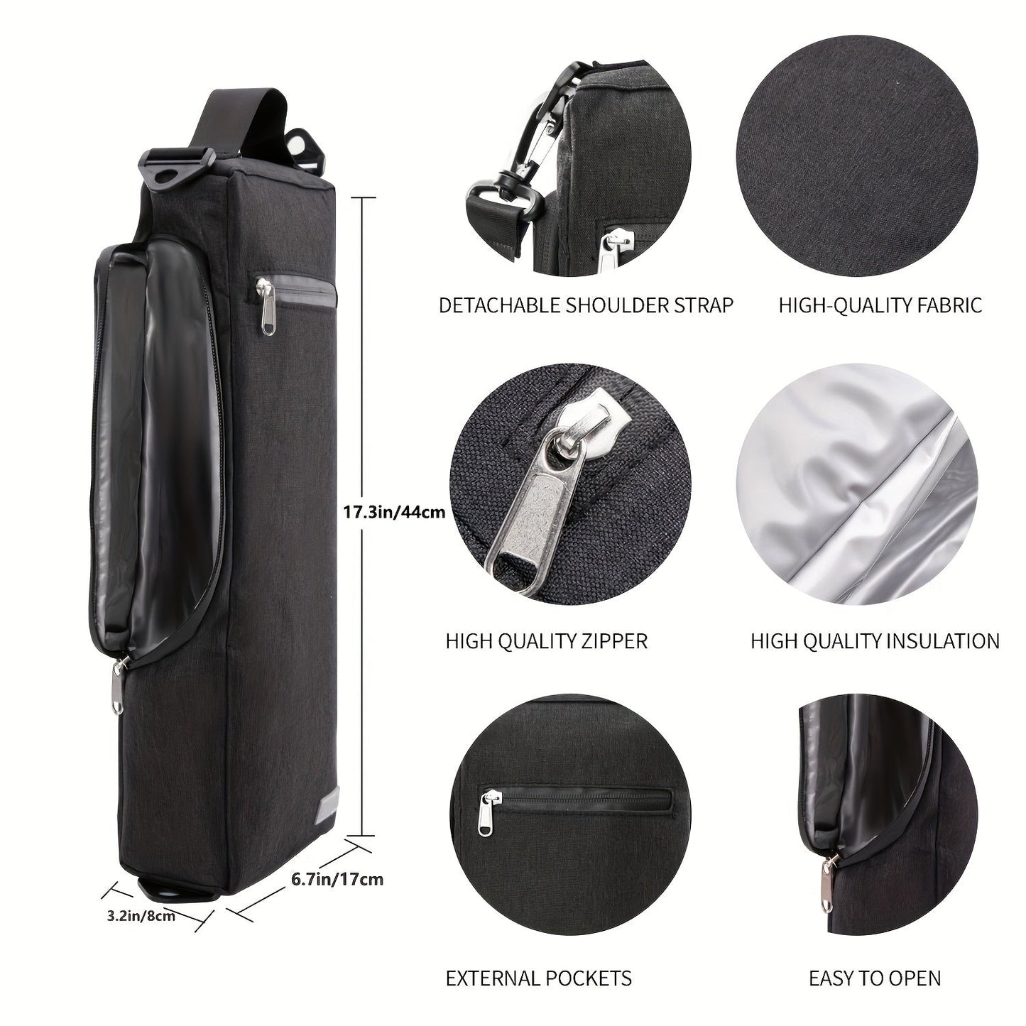 Outdoor Golf Cooler Sleeve Drink Carrier Bag