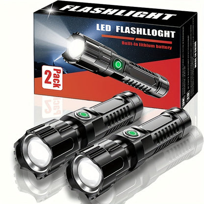 2-Pack Ultra-Bright 350 Lumen LED Flashlights