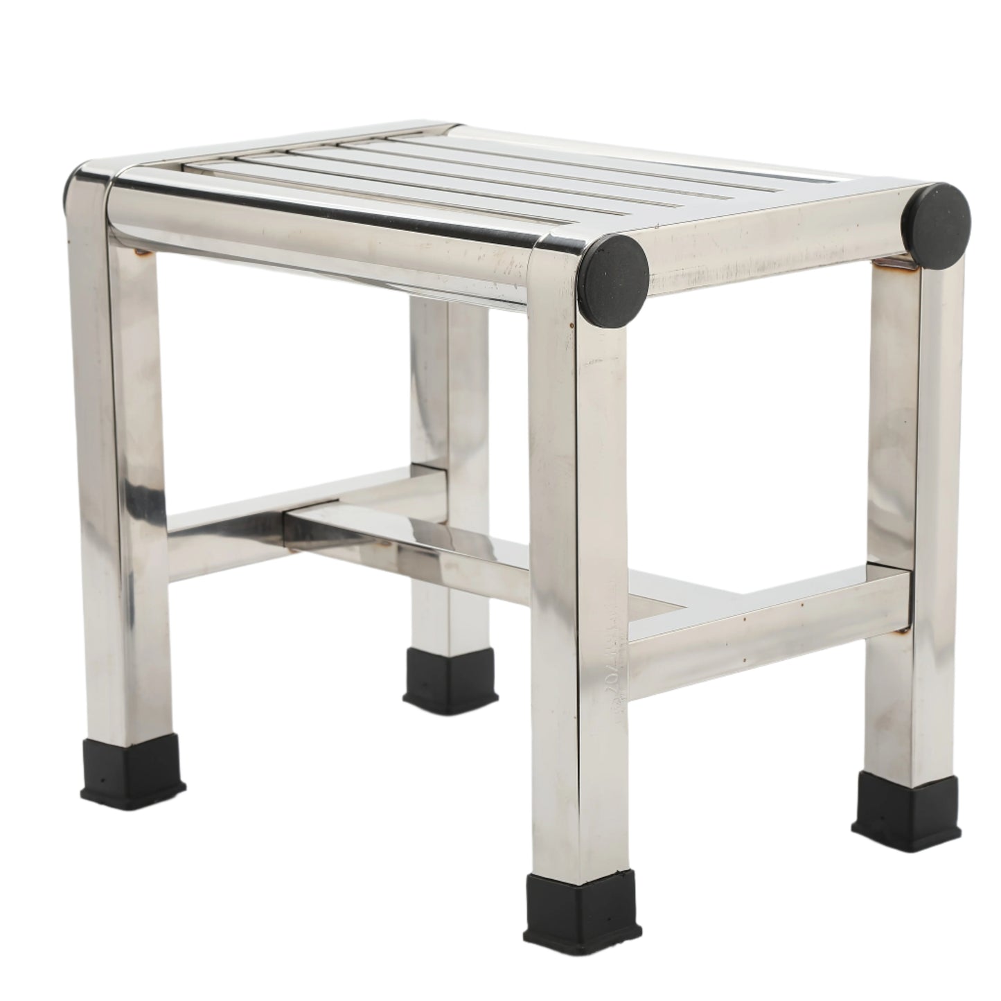 Stainless Steel Square Stool Waterproof Non-Slip Durable