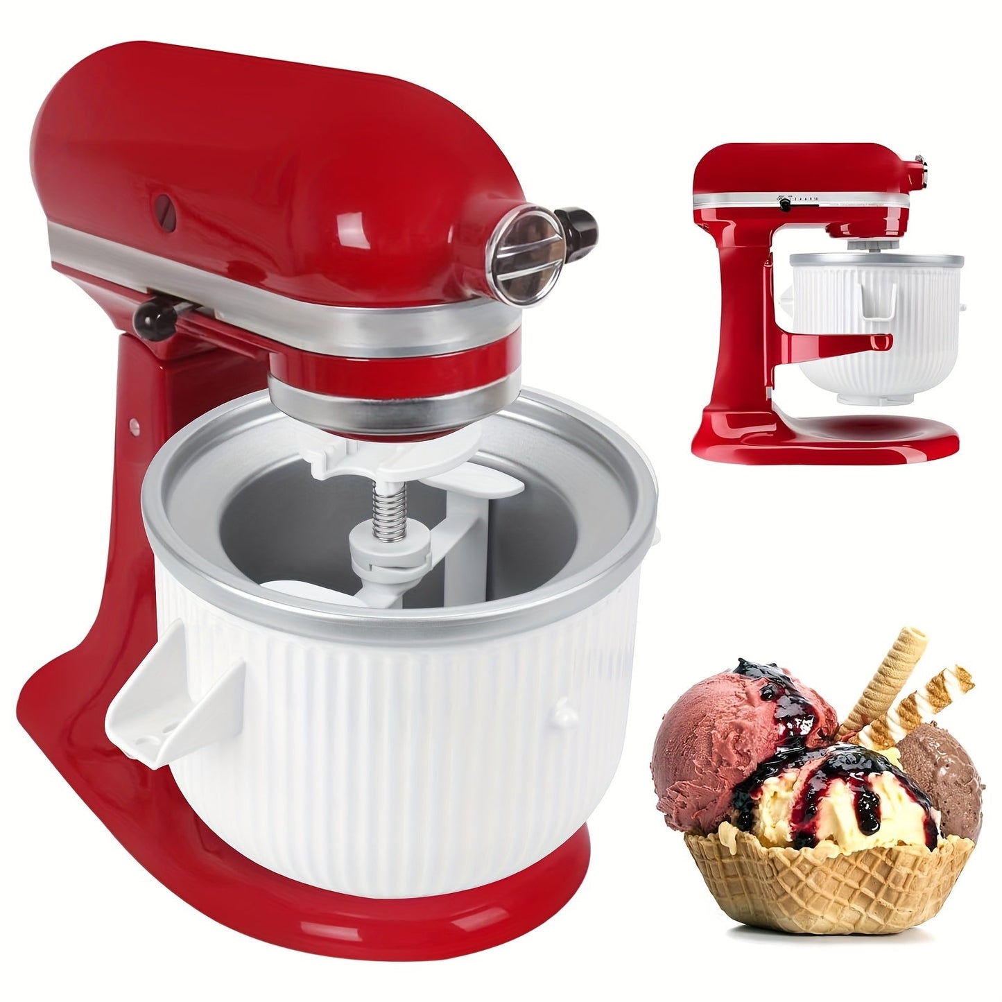 Ice Cream Attachment with Stand Mixers