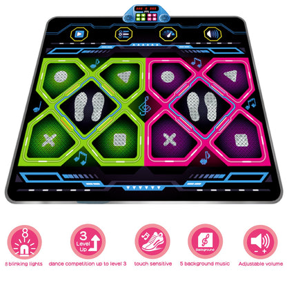 Double Electronic Dance Mat for Kids and Adults
