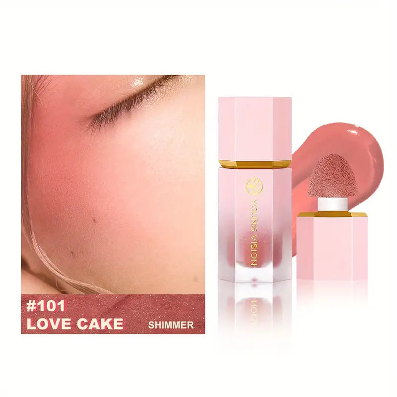 Long-Lasting Soft Gel-Cream Tint Blush - Smudge-Proof, Natural-Looking, Dewy Finish 0.42 Fl Oz