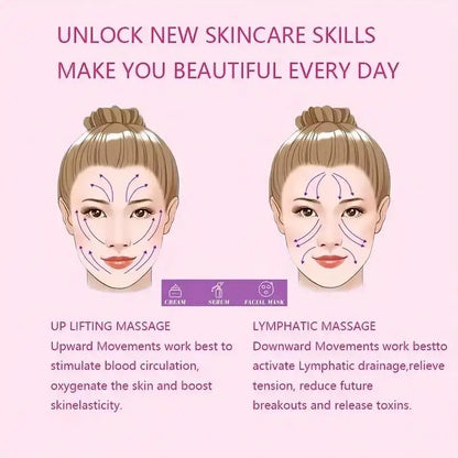 2PCS Ice Globes for Facial Cooling & Massag Pink