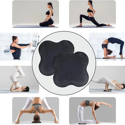 2PCS Yoga Knee Pads Extra Cushioning Black
