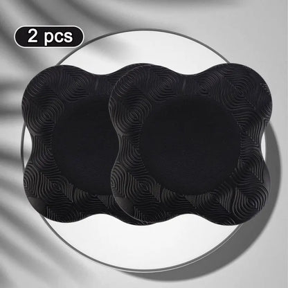 2PCS Yoga Knee Pads Extra Cushioning Black