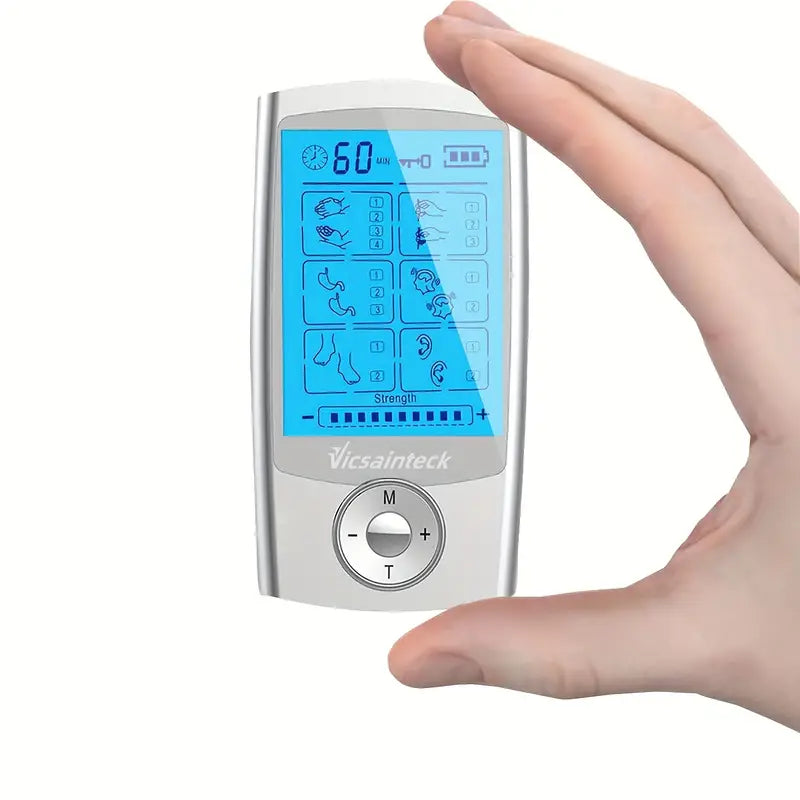Silvery Muscle Stimulator with 16 Modes