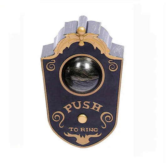 Enchanted Gaze: Haunting Doorbell of the Luminous Eye