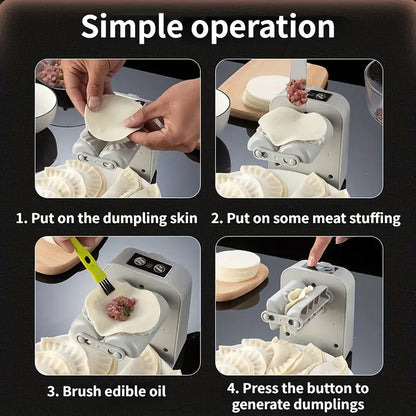 Rechargeable Electric Dumpling Maker - Effortless Dumpling Creation Anywhere