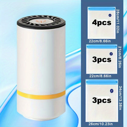 Vacuum Sealer Rechargeable Pump for Food Storage