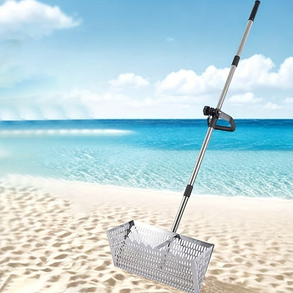 Adjustable Metal Beach Sifter Rake Tool