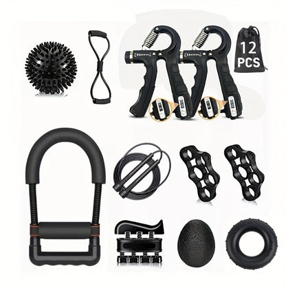 Wrist Strength Trainer Set Adjustable Exerciser (12pcs)