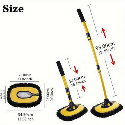 Telescoping Car Wash Brush with Long Handle