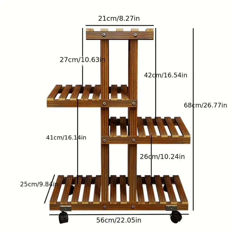 Breathe life into your surroundings with a freestanding flower stand