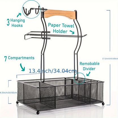 Ultimate Grill Caddy Organizer Condiment Holder