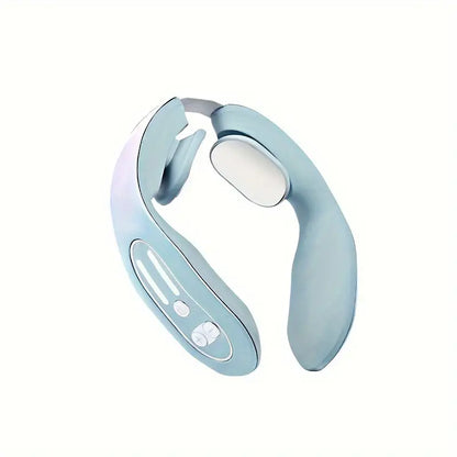 Intelligent Heated Neck Massager - Gray Blue