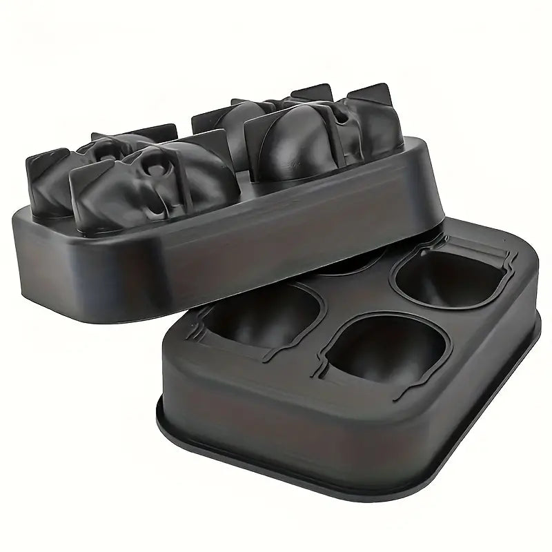 3D Skull Ice Cube Tray Maker - 4Pcs