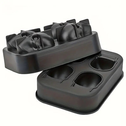 3D Skull Ice Cube Tray Maker - 4Pcs