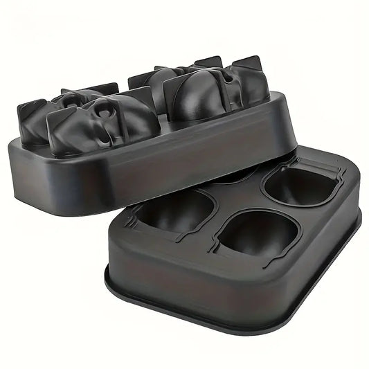 3D Skull Ice Cube Tray Maker - 4Pcs